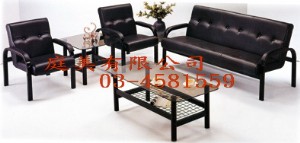 TMJ030-06 鋼管沙發組(1+1+3人座，大小茶几